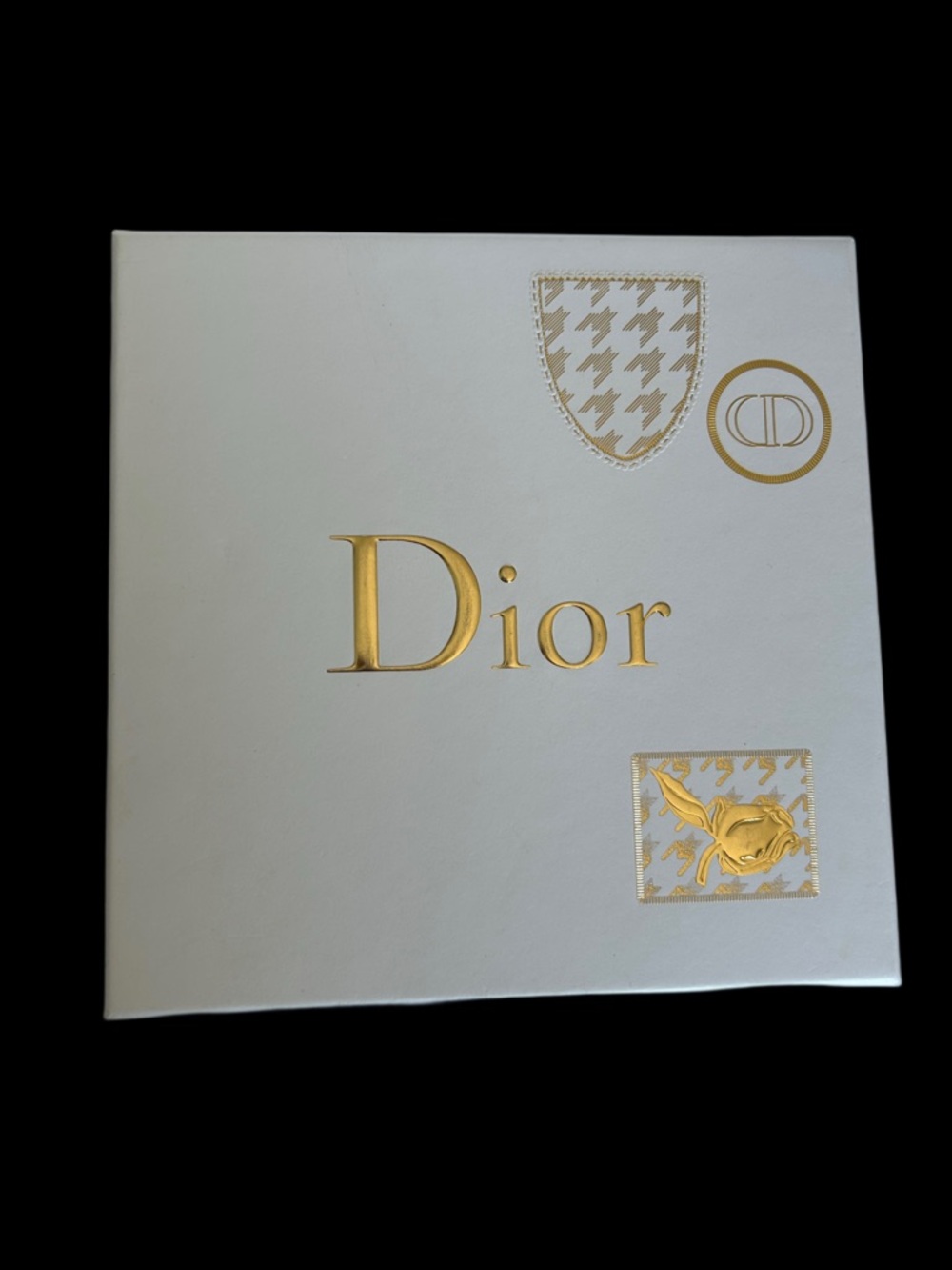 Christian Dior Gold & White Gift Box